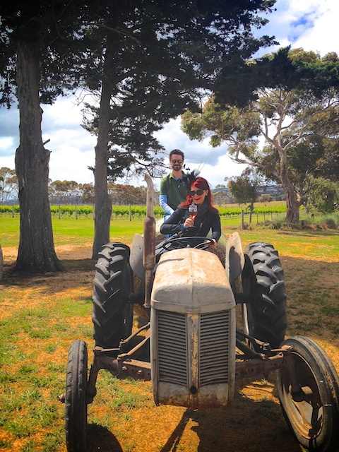 Heather & Ben Vintage Tractor